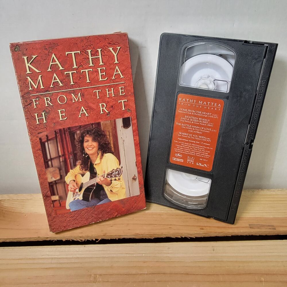 VINTAGE VHS Kathy Mattea: From The Heart 1990